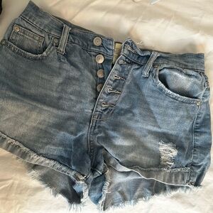 Altar’s State Denim cutoff shorts